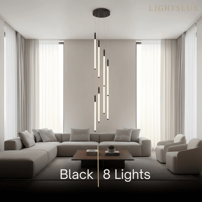 Nebula Multi-Tier Modern Chandelier - Waterfall Design for Staircases & High Ceilings