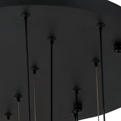 Nebula Multi-Tier Modern Chandelier - Waterfall Design for Staircases & High Ceilings