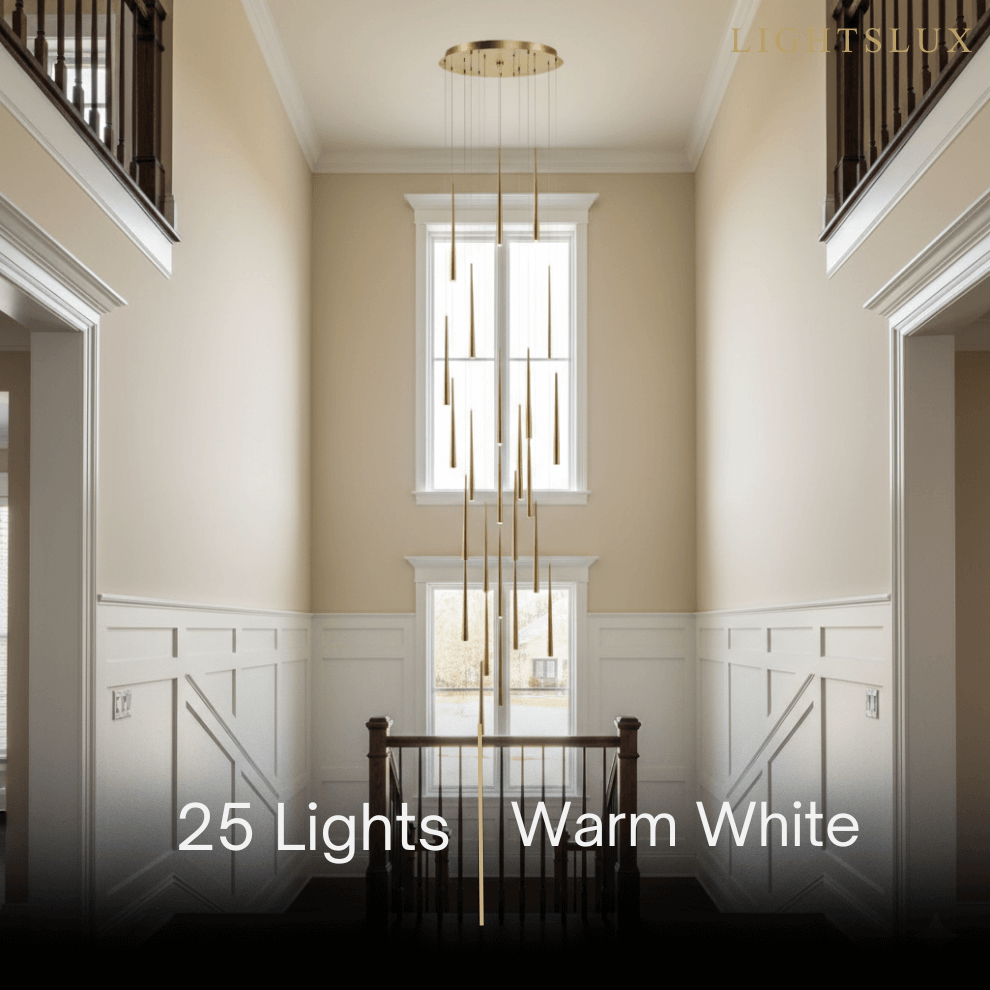 Design Chandelier - Versatile Statement Piece for Living Room/Entryway