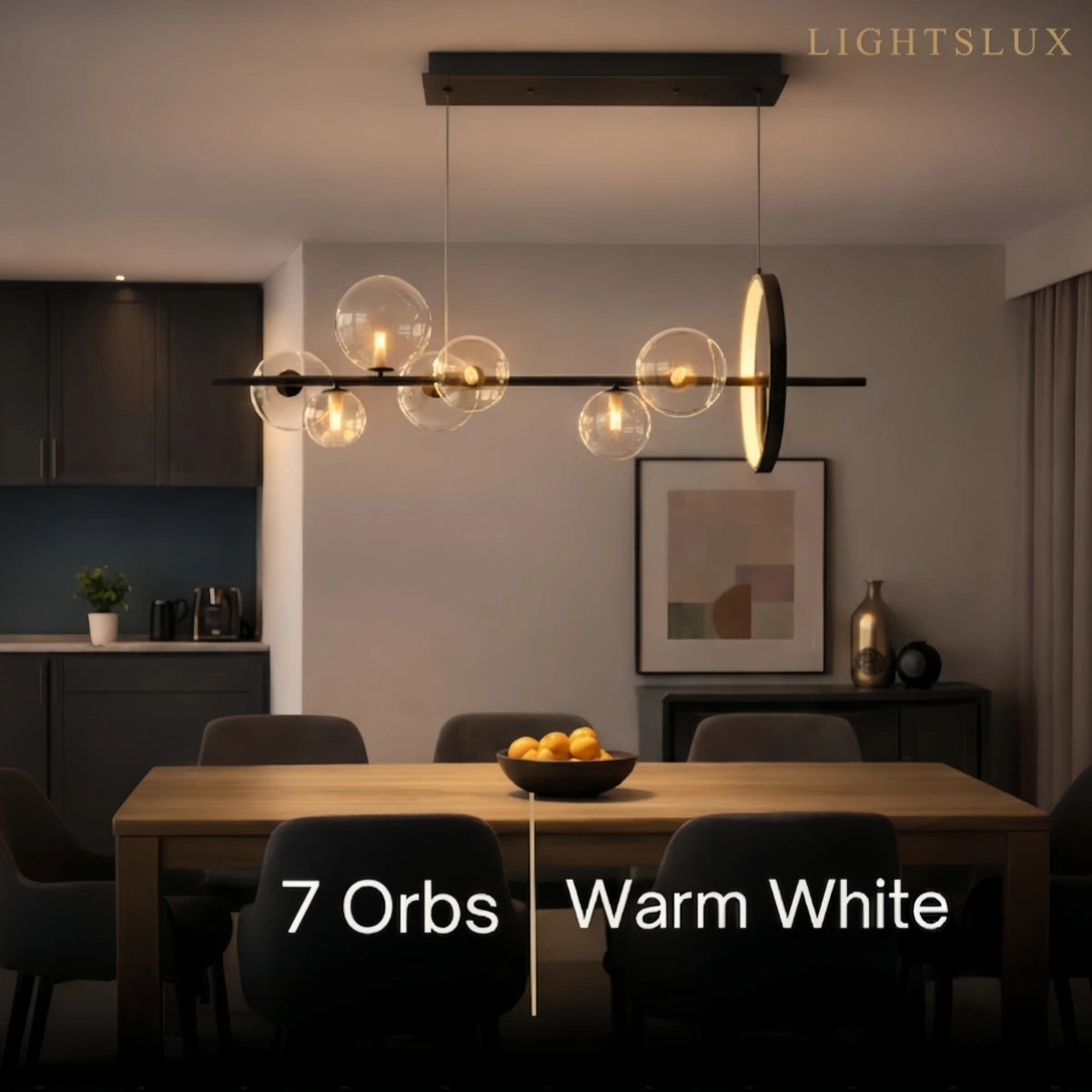 Nebula Minimalistische Pendelleuchte – Nordische Deckenleuchte für Esszimmer/Kücheninsel