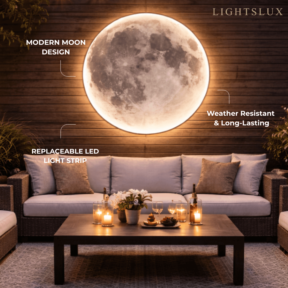 Lunara Moon Wall Light