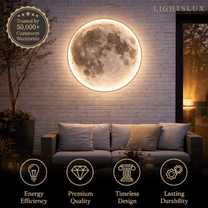 Lunara Moon Wall Light