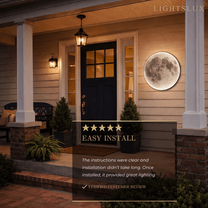 Lunara Moon Wall Light