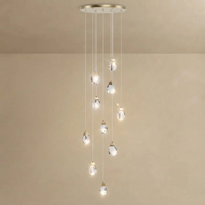 Luxury Crystal Chandelier - Shimmering Fixture