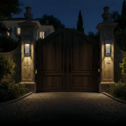 Modern Outdoor Wall Sconce Light with Crystal for Patio