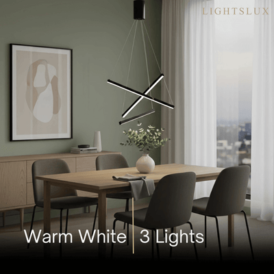 Sculptural Modern Chandelier – Aluminum & Silica Gel LED Halo Light for Living Room 