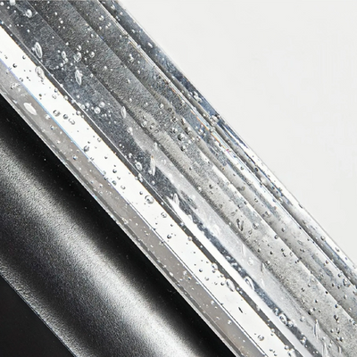 Arcato Moderne Außenwandleuchte – Schwarz Edelstahl Kristallakzente Sternenleuchten für den Eingangsbereich