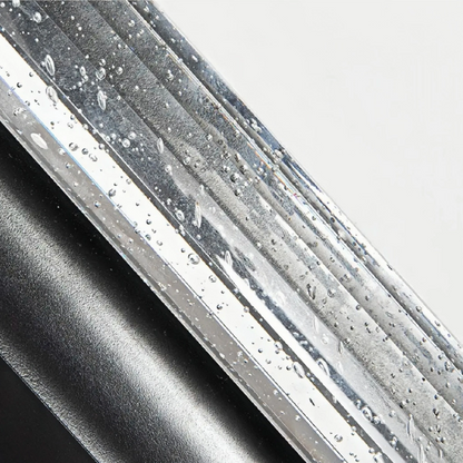 Arcato Moderne Außenwandleuchte – Schwarz Edelstahl Kristallakzente Sternenleuchten für den Eingangsbereich