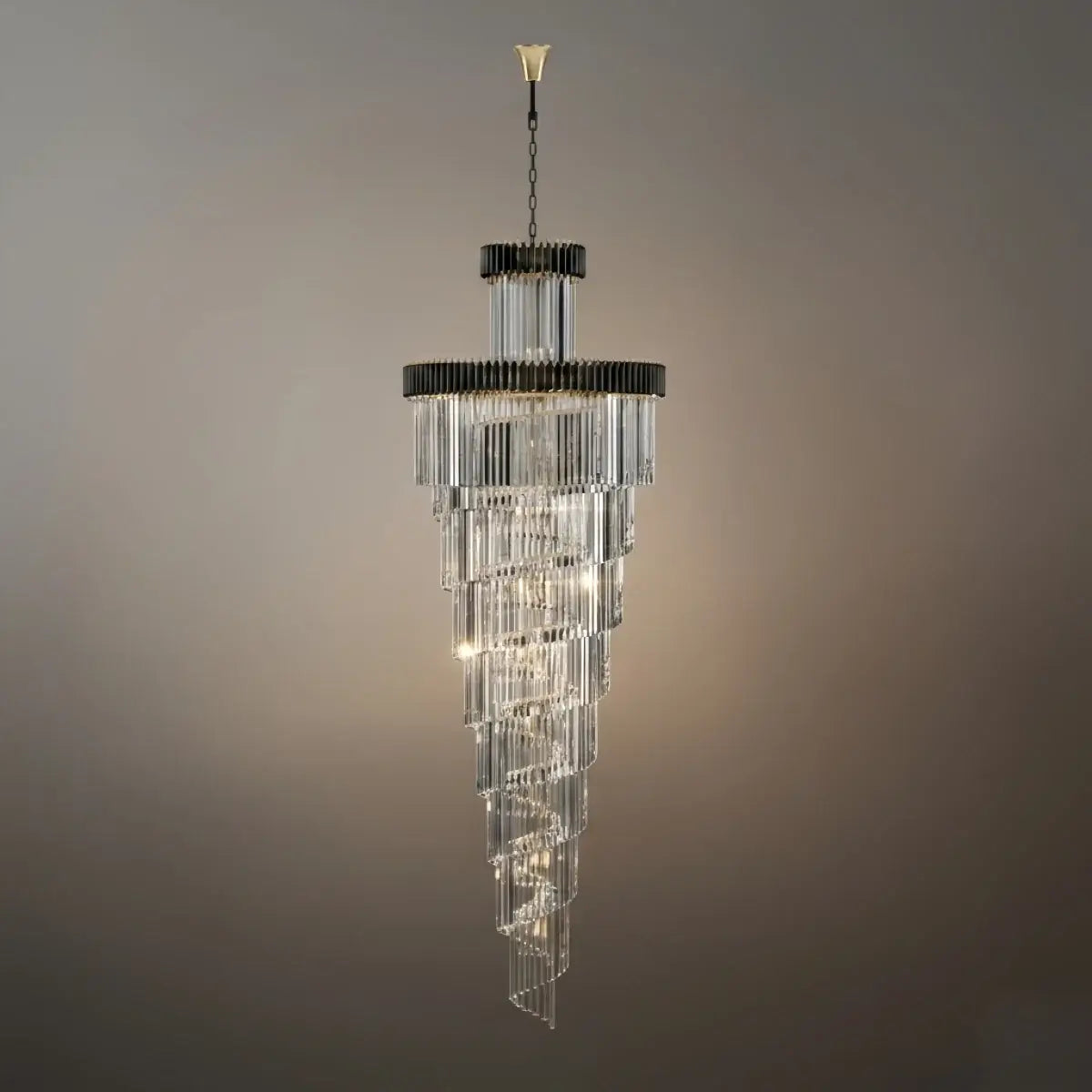Excelis_Luxury_Cone_Crystal_Chandelier