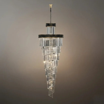Excelis_Luxury_Cone_Crystal_Chandelier