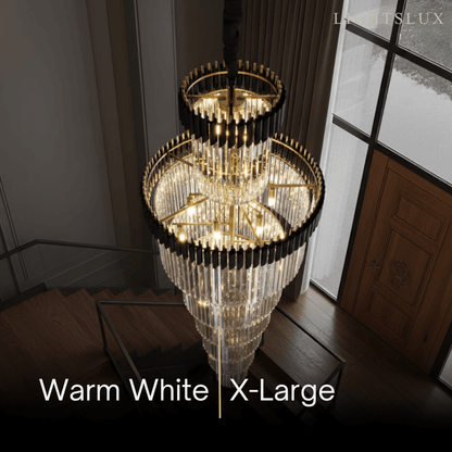 Excelis_Luxury_Cone_Crystal_Chandelier