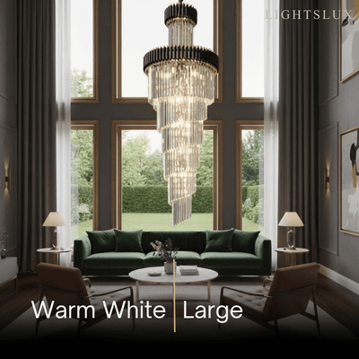 Excelis_Luxury_Cone_Crystal_Chandelier