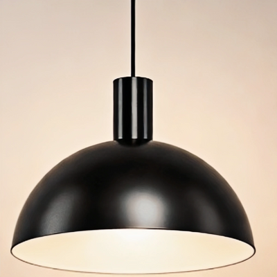 Irondale Mid-Century Pendant Light – Solid Brass in Brushed Gold/Black Matte for Dining Room