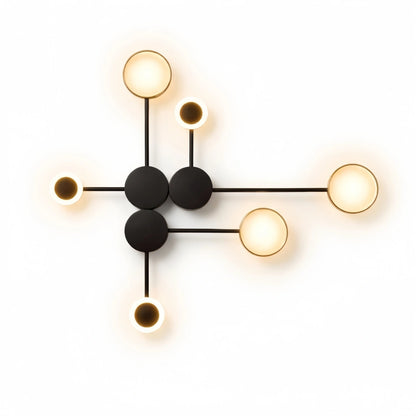 Minimalist Link Linear Node Wall Light – Glowing Dots for Modern Interiors