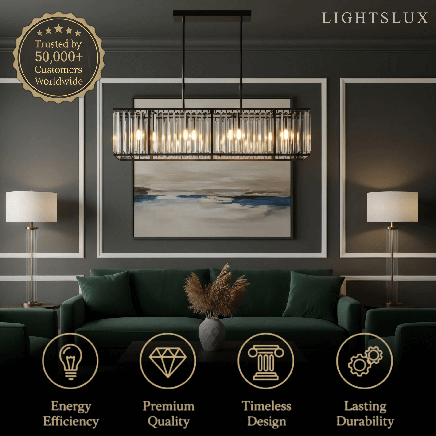 Excelis_Modern_Linear_Chandelier