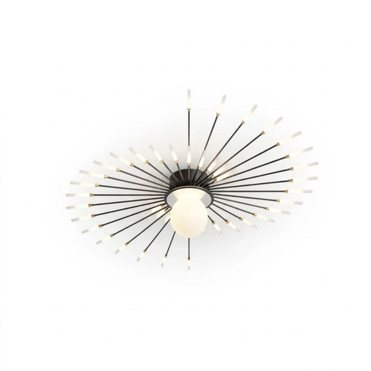 Nebula Modern Ceiling Light – Natural Curves Semi-Flush Mount Coastal Ambiance Ceiling Light