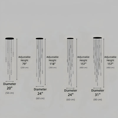 Luxury Cascade Crystal Chandelier 