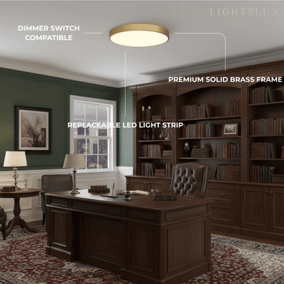 Excelis Solid Brass Ceiling Light