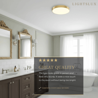 Excelis Solid Brass Ceiling Light