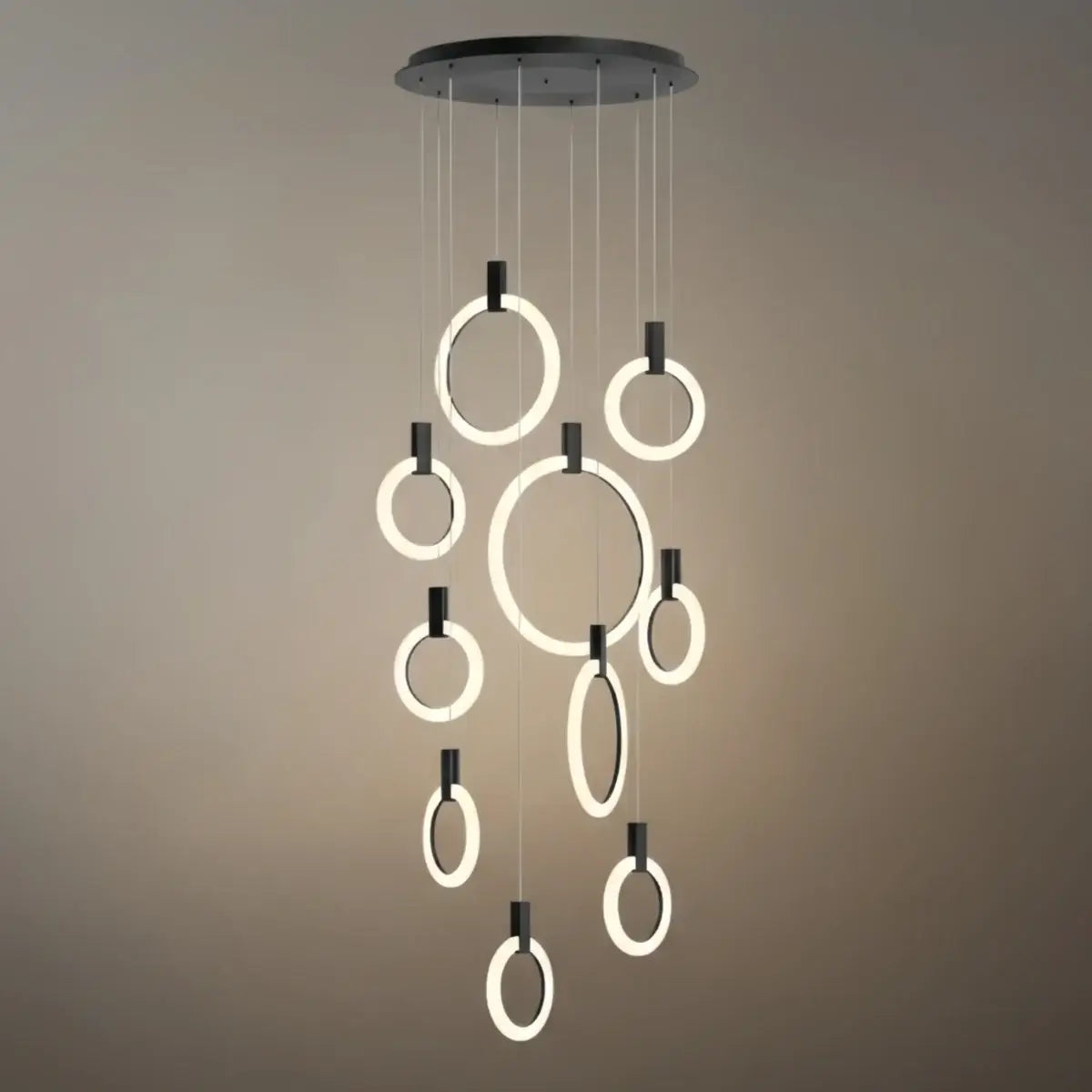 Excelis_Luxury_Layered_Ring_Chandelier