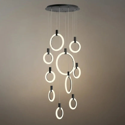 Excelis_Luxury_Layered_Ring_Chandelier