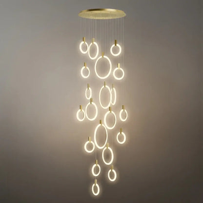 Excelis_Luxury_Layered_Ring_Chandelier