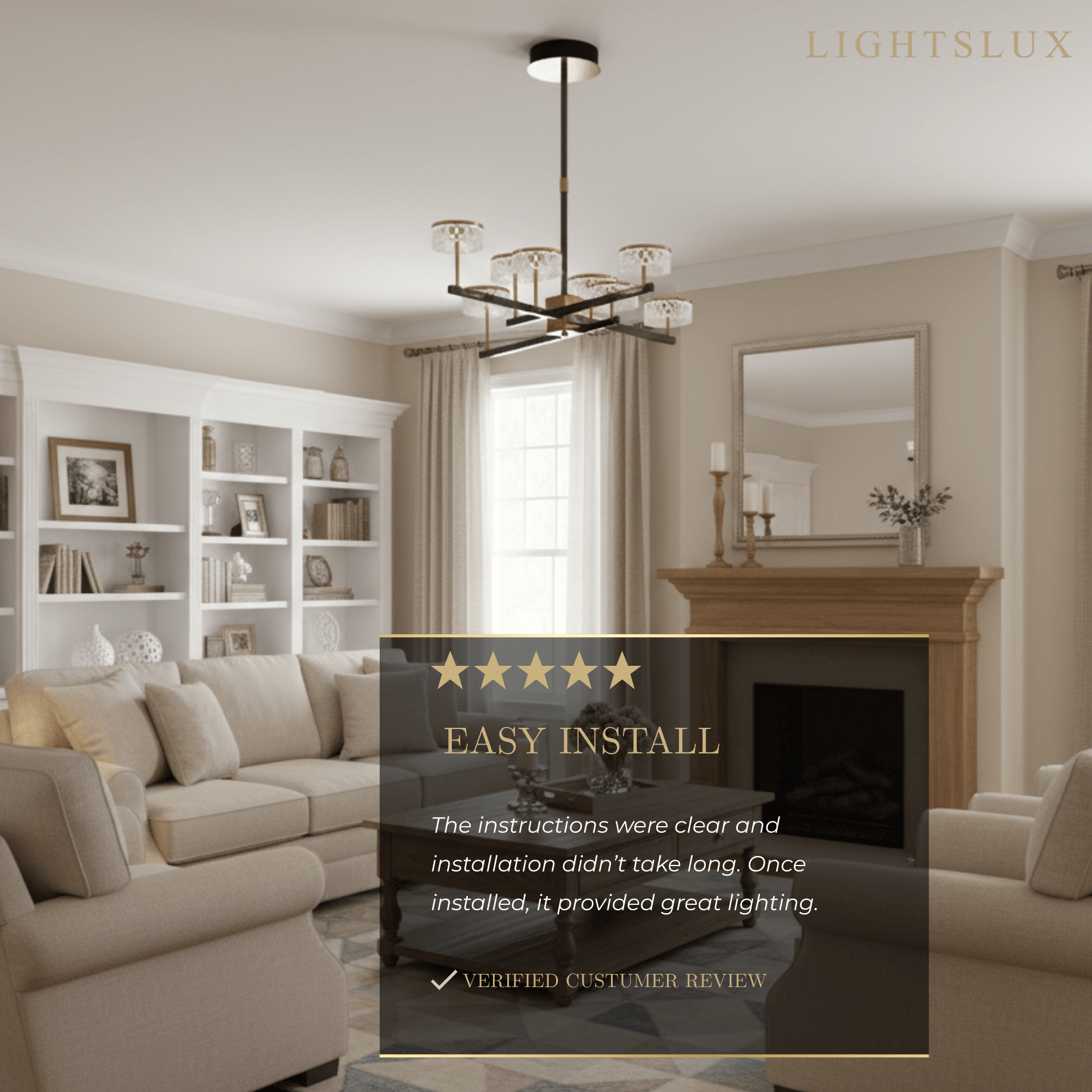 Excelis_Modern_Luxury_Tiered_Gold_Pearl_Black_Chandelier