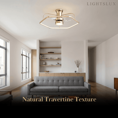 Excelis_Geometric_Ceiling_Light_with_Fan_Gold