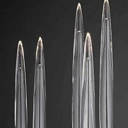 Excelis Modern  Geometric Gold Chandelier