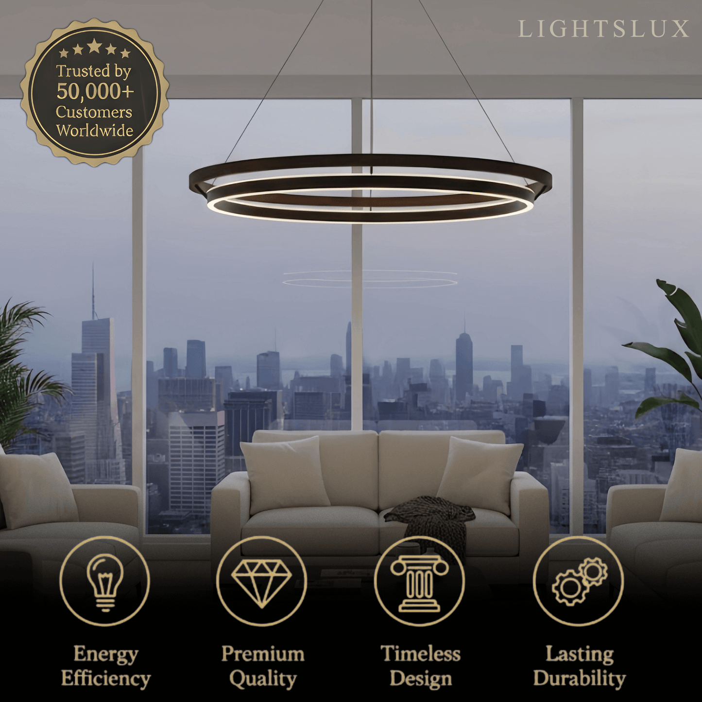 Zenno Modern Farmhouse Chandelier