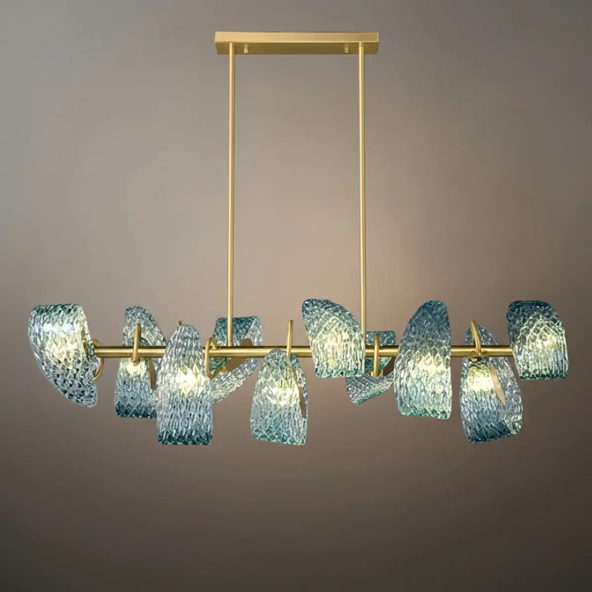 Art Deco Peacock Chandelier