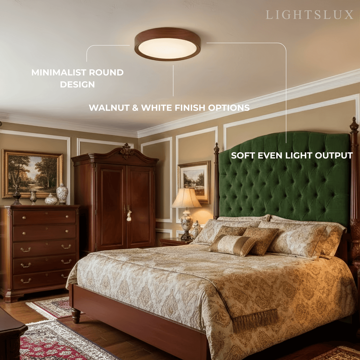 Zenno Modern Flush Mount Ceiling Light