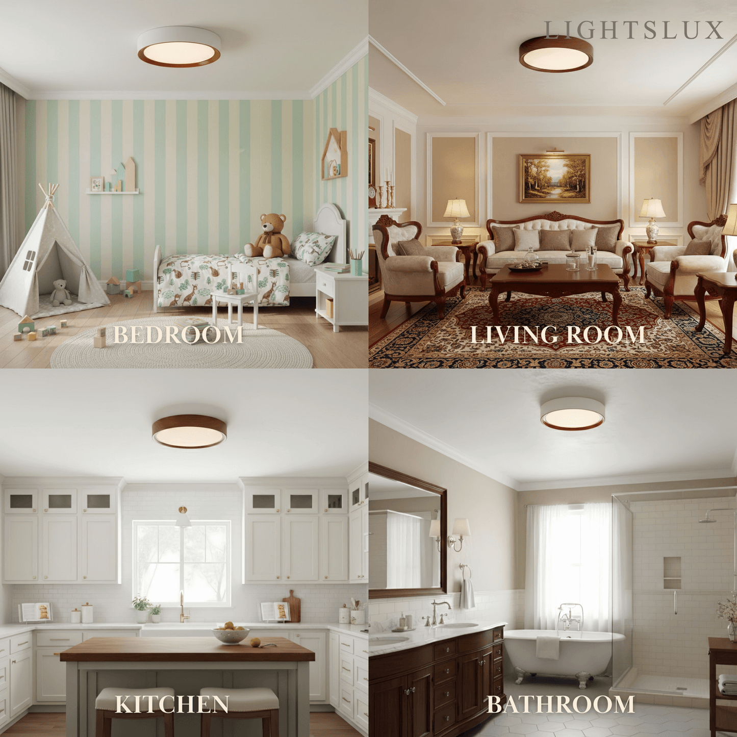 Zenno Modern Flush Mount Ceiling Light