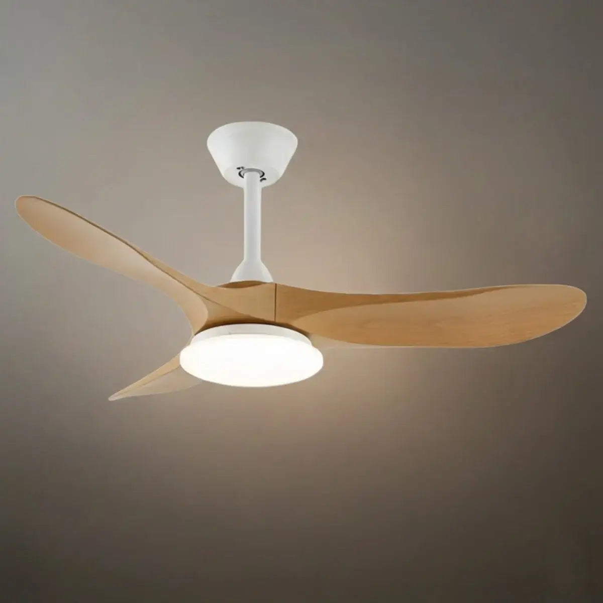 Zenno Modern Wood Ceiling Fan Light
