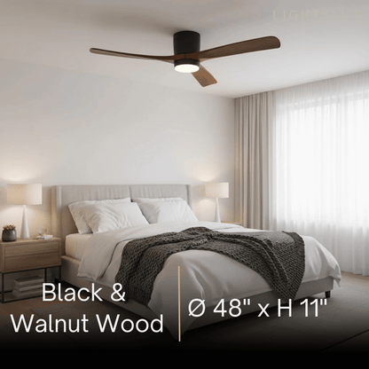 Lunara Nordic Ceiling Fan Light