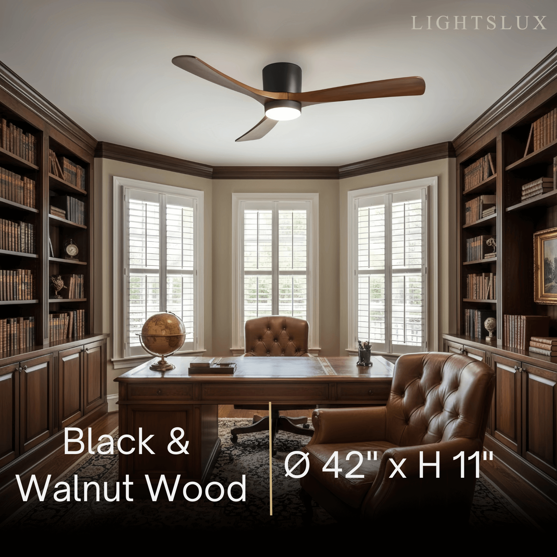 Lunara Nordic Ceiling Fan Light