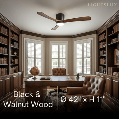 Lunara Nordic Ceiling Fan Light