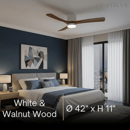 Lunara Nordic Ceiling Fan Light