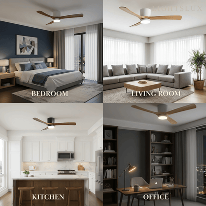 Lunara Nordic Ceiling Fan Light