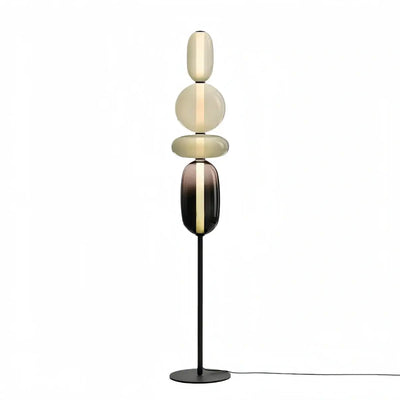 Prisma Modern Floor Lamp – Hand-Blown Crystal Interactive Design