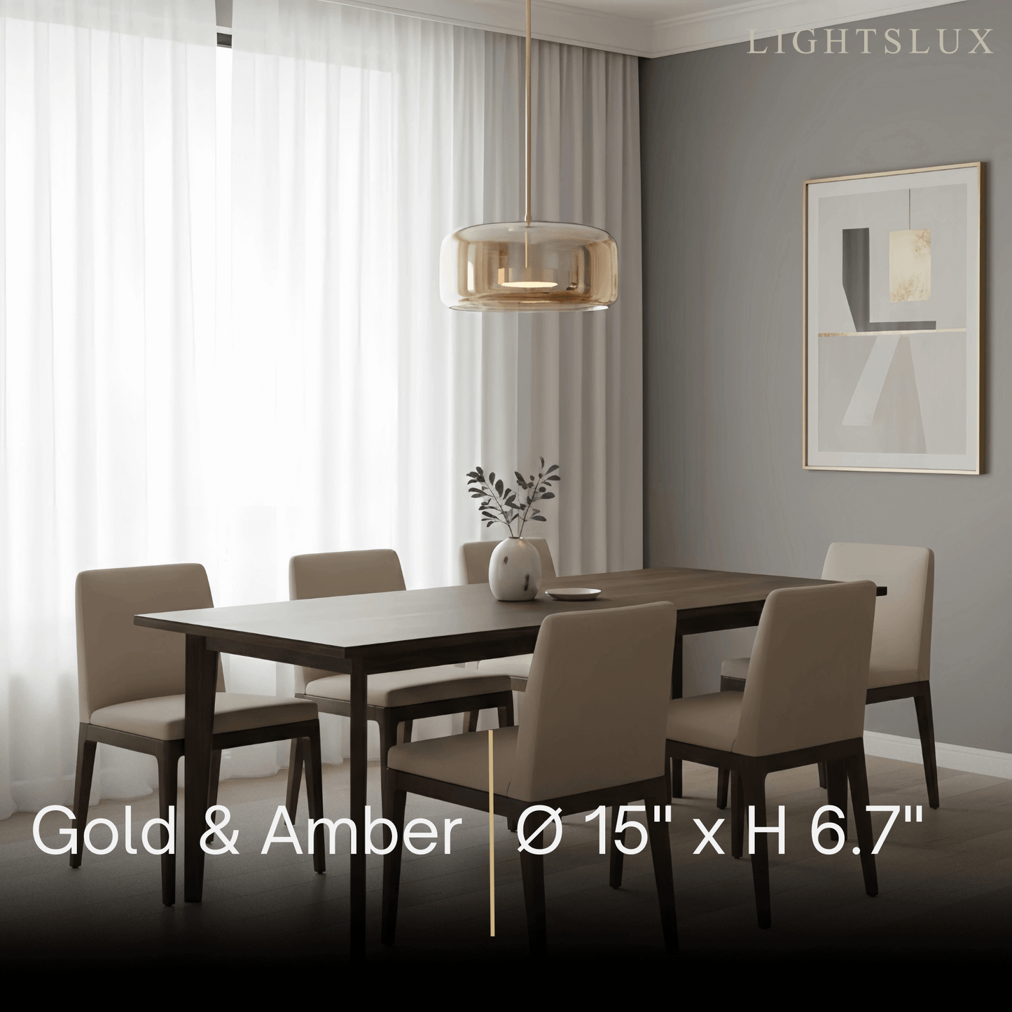 Vetro Modern Hand-Blown Pendant Lamp
