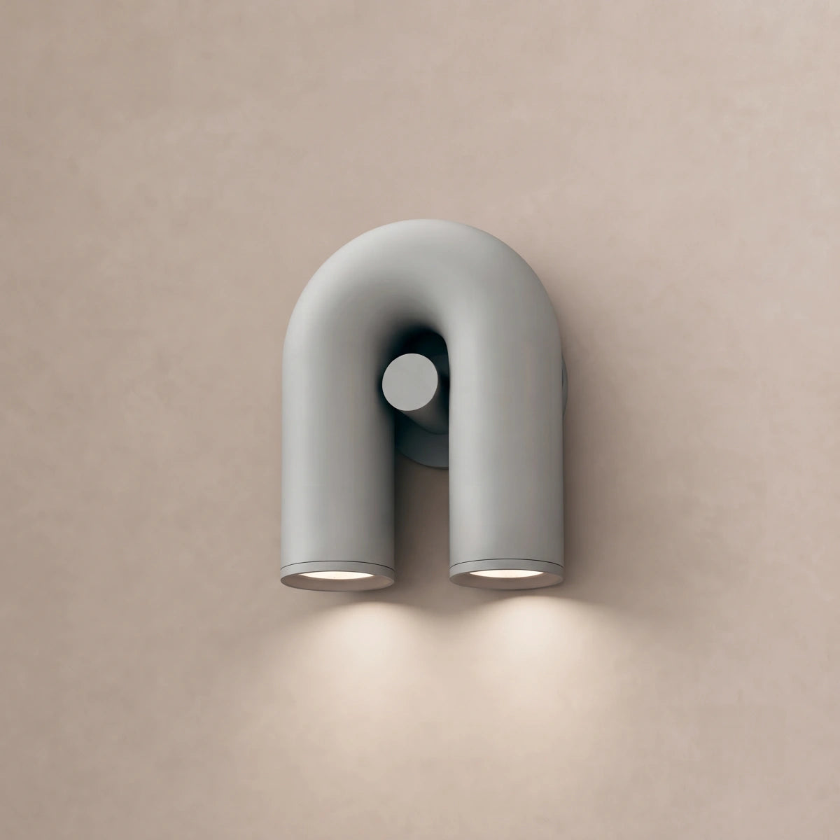 Prisma Modern Modular Wall Lamp — Movable U-Shape ABS & Aluminum Light