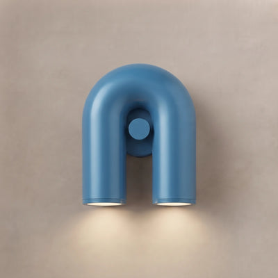 Prisma Modern Modular Wall Lamp — Movable U-Shape ABS & Aluminum Light