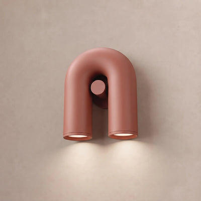 Prisma Modern Modular Wall Lamp — Movable U-Shape ABS & Aluminum Light