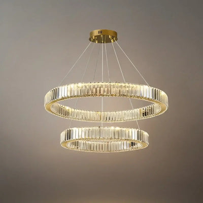 Modern Interlaced Ring Pendant Light 