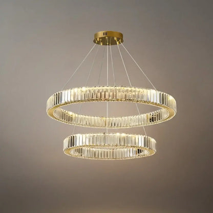 Modern Interlaced Ring Pendant Light 
