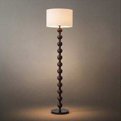 Solid Ash Wood Floor Lamp 