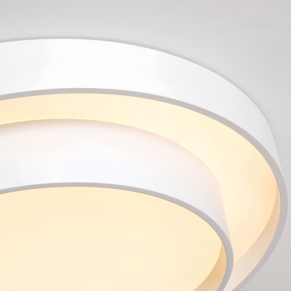 Contemporary Cylinder Ceiling Light — Matte Neutral LED