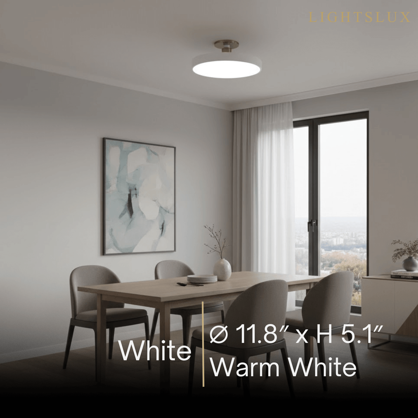 Modern Flush Mount Ceiling Light