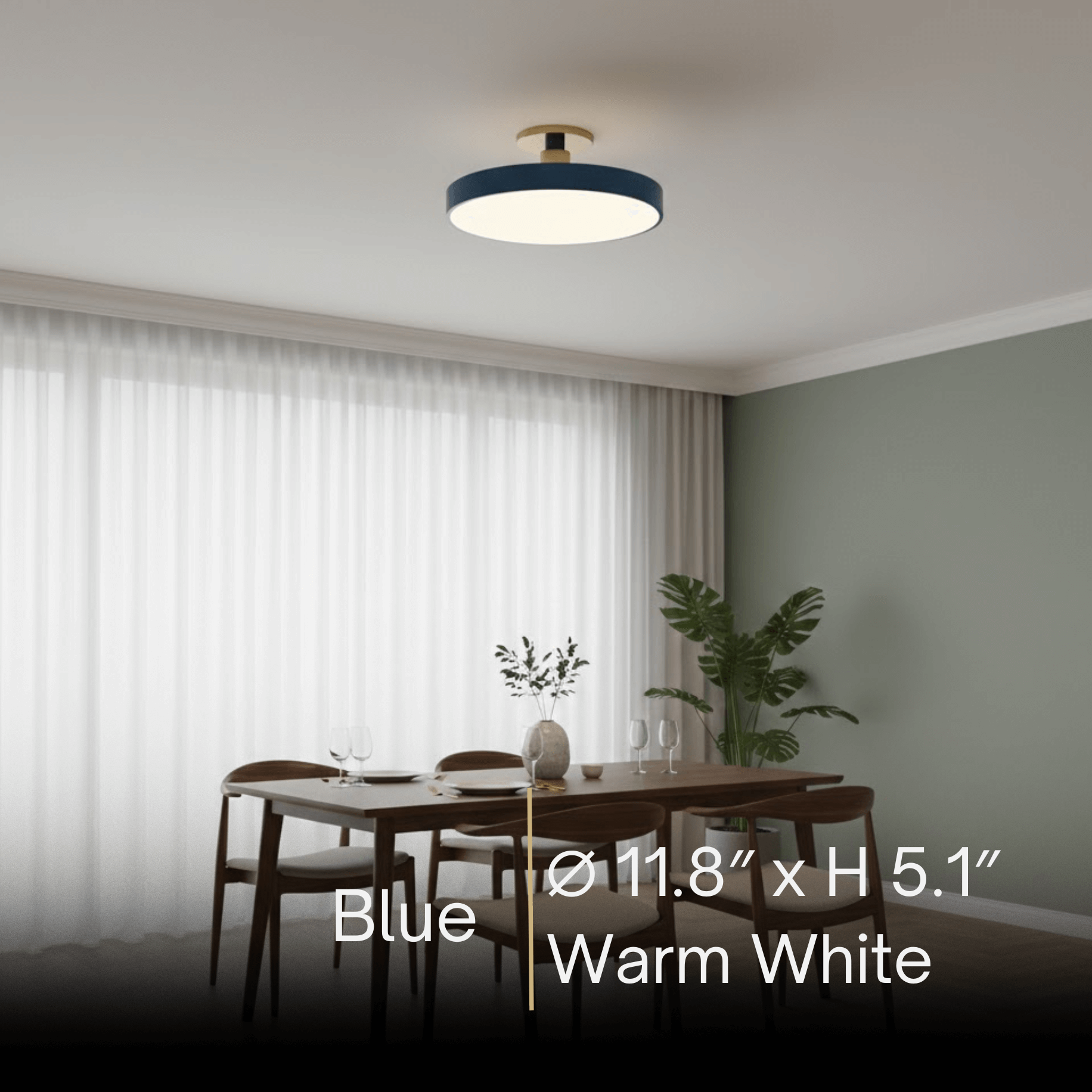 Modern Flush Mount Ceiling Light
